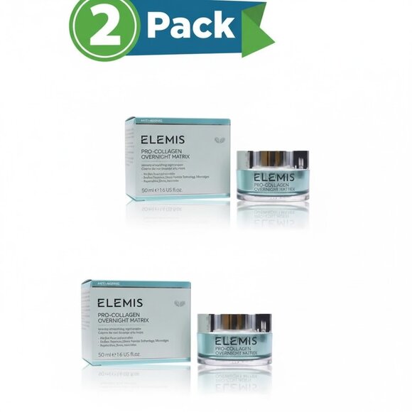 ELEMIS Pro-Collagen Overnight Matrix – 50ml (1.6oz) Pack of 2 - Picture 1 of 4